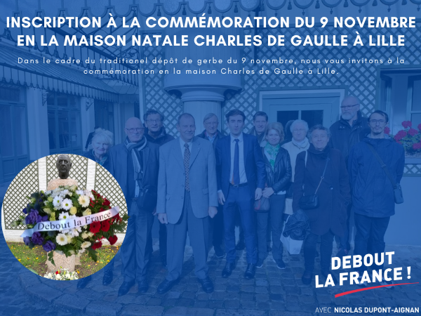 Commémoration de Gaulle Lille